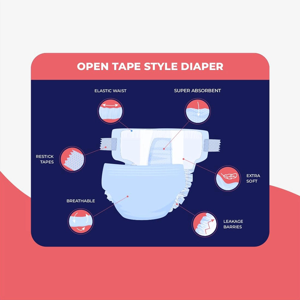 Joy Fix Diapers- XL (10 Diapers Per Pack)-4