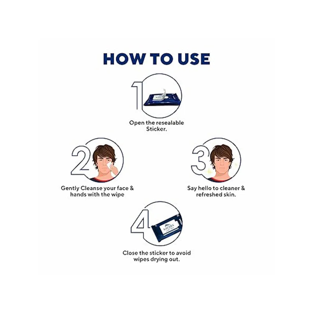 K Face Wipes For Men Ocean-5
