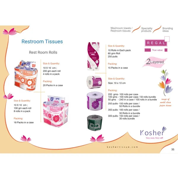 K R Tissue Roll 250 pulls-4