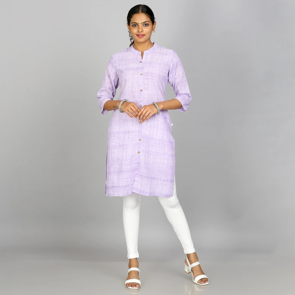 Kansie 100% Pure Cotton Kurta for Office And Daily Wear With Yarn Dyed Pattern (Pack of 5)