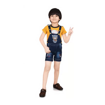 KIDZLIFE Dungarees Mustard yellow (2)