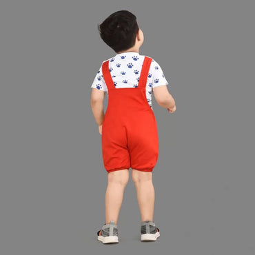 KIDZLIFE Dungarees set Royal Blue .2