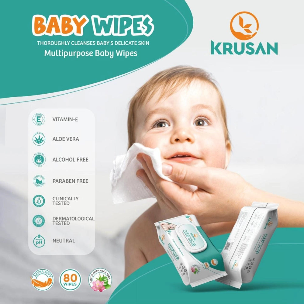 Krusan Baby Wipes With Lid .3