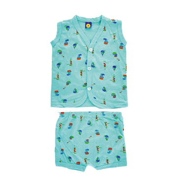 KSK Tex jabla Sets Printed Button Set-Blue-2