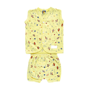 KSK Tex jabla Sets Printed Button Set-Yellow-2
