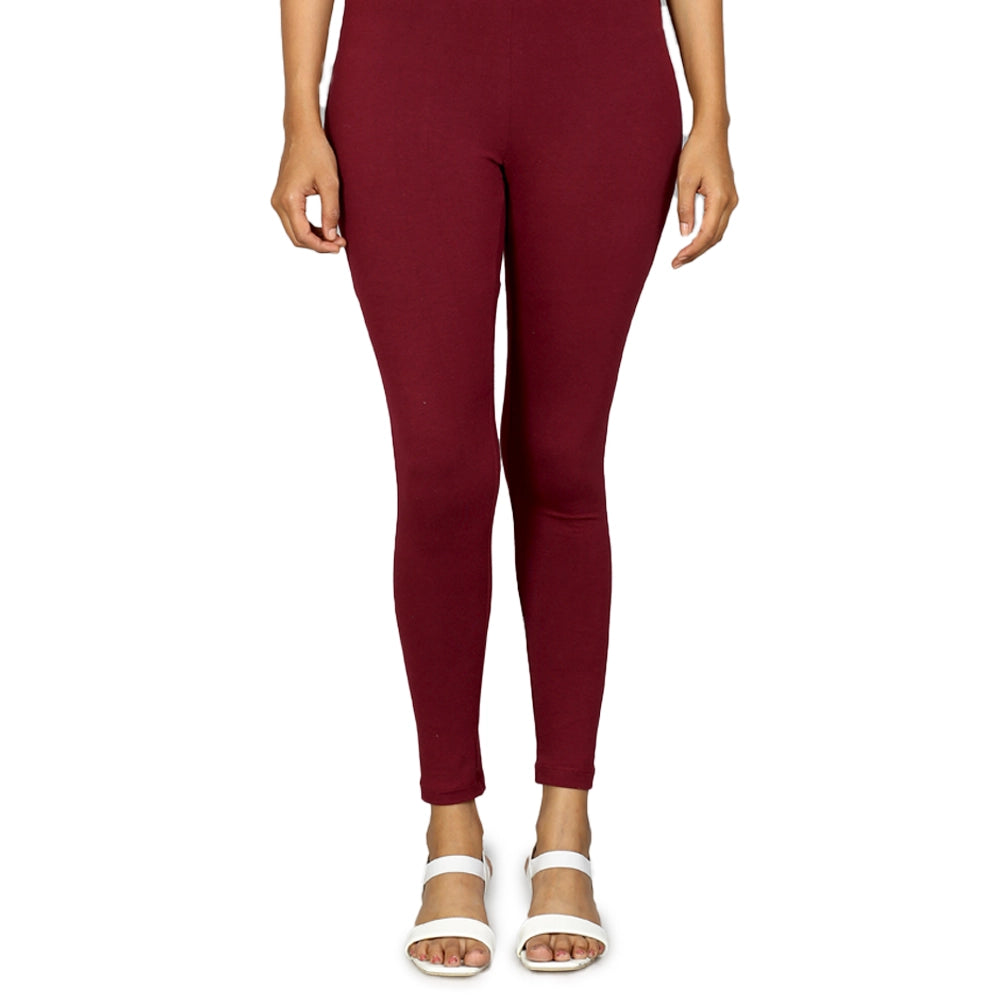 Kansie Solid Ankle Length Leggings (Pack of 5)