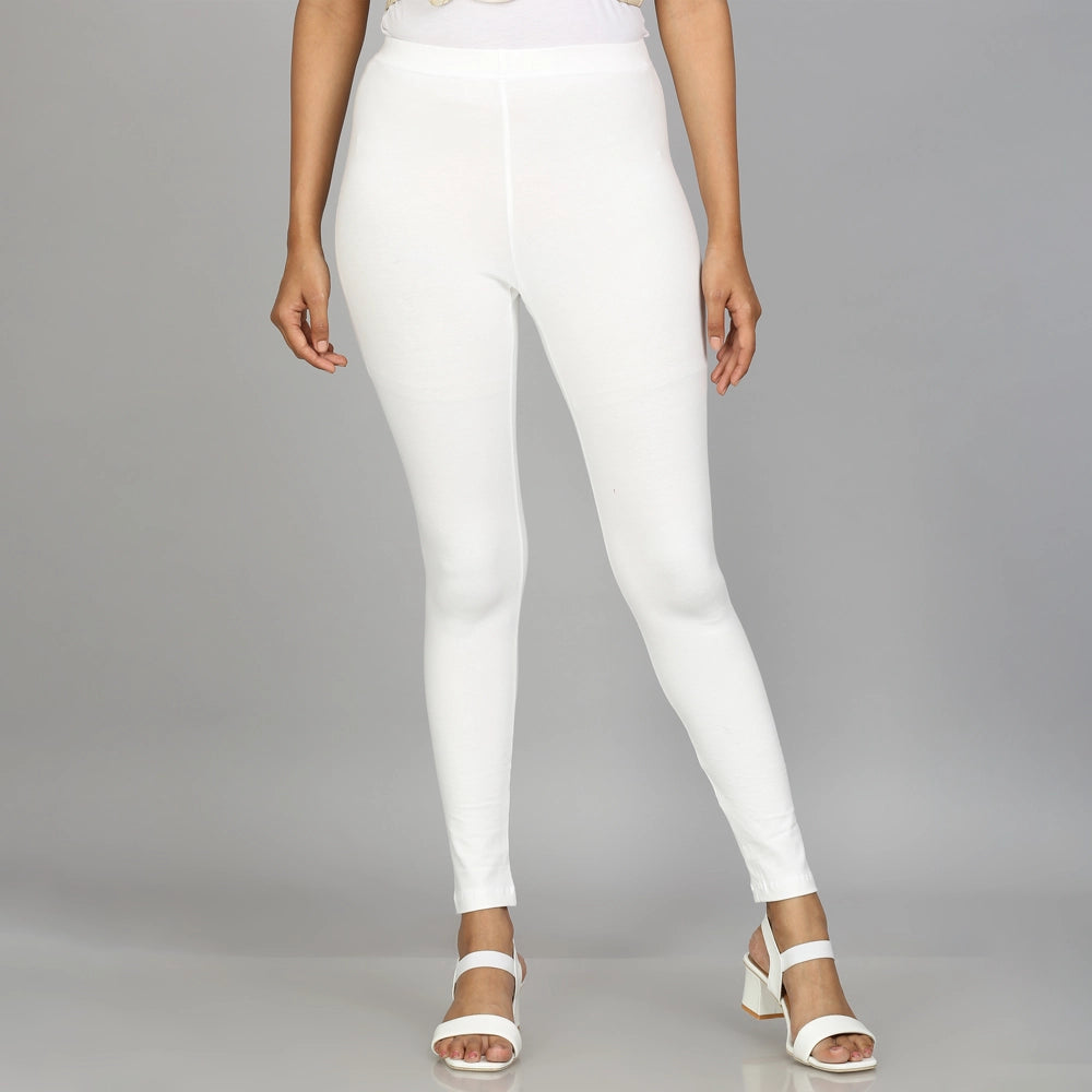 Kansie Solid Ankle Length Leggings (Pack of 5)