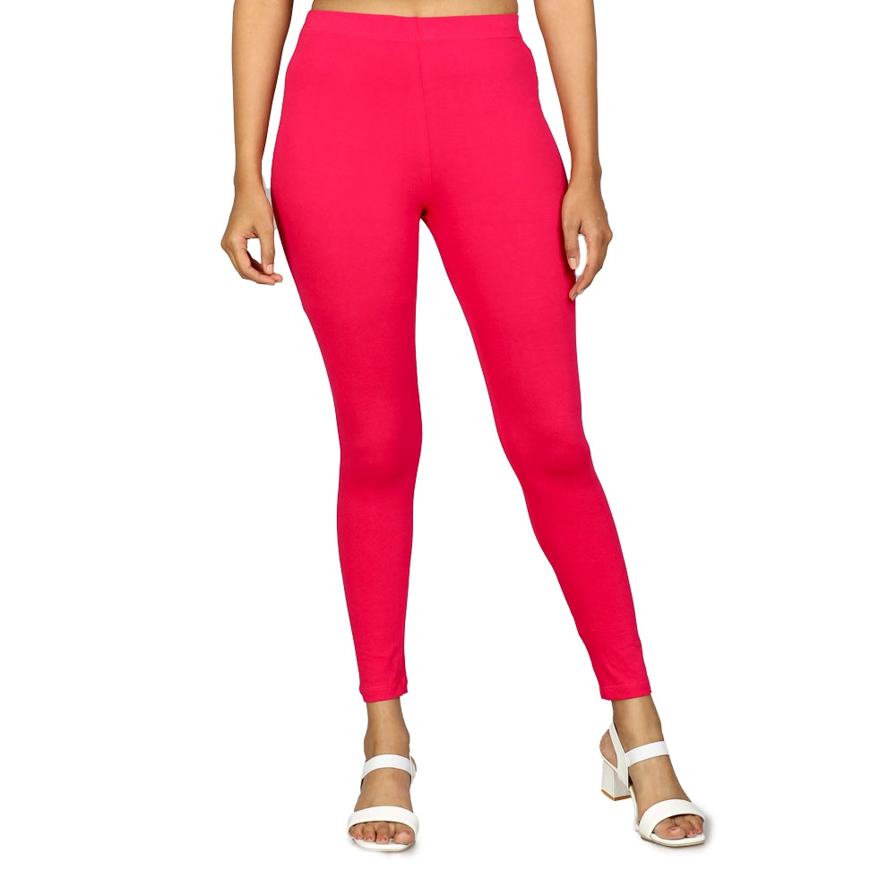 Kansie Solid Ankle Length Leggings (Pack of 5)