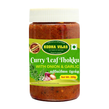 Kodha villas Curry Leaf Thokku 200g-2