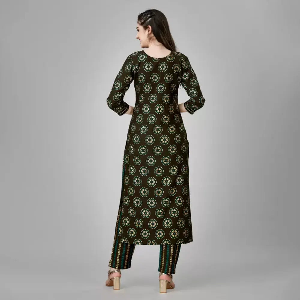 Kurta and Pant Set Viscose Rayon-3