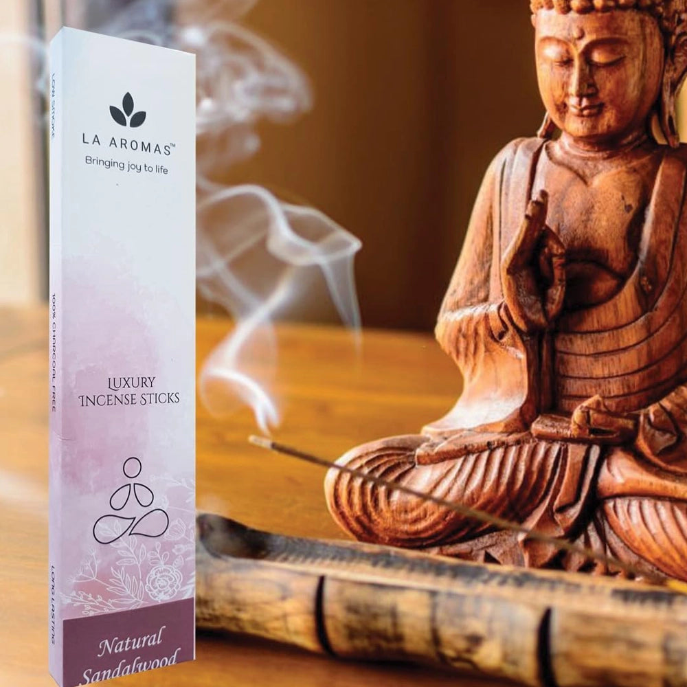 LA AROMAS Natural Sandalwood Agarbatti.3