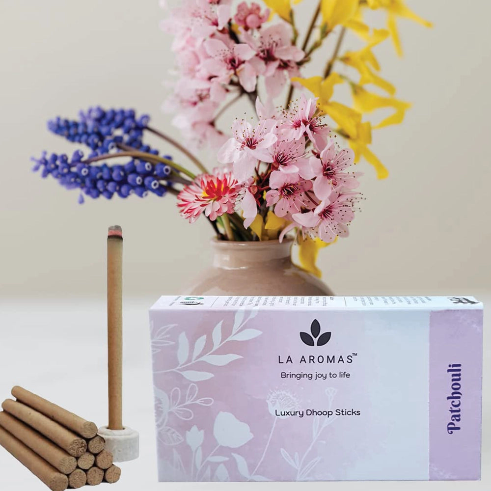 La Aromas Patchouli Natural Dhoop Sticks.3