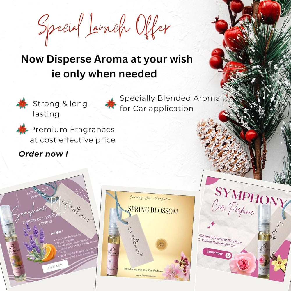 La Aromas Spring Blossom Hanging Car Air Freshener.2