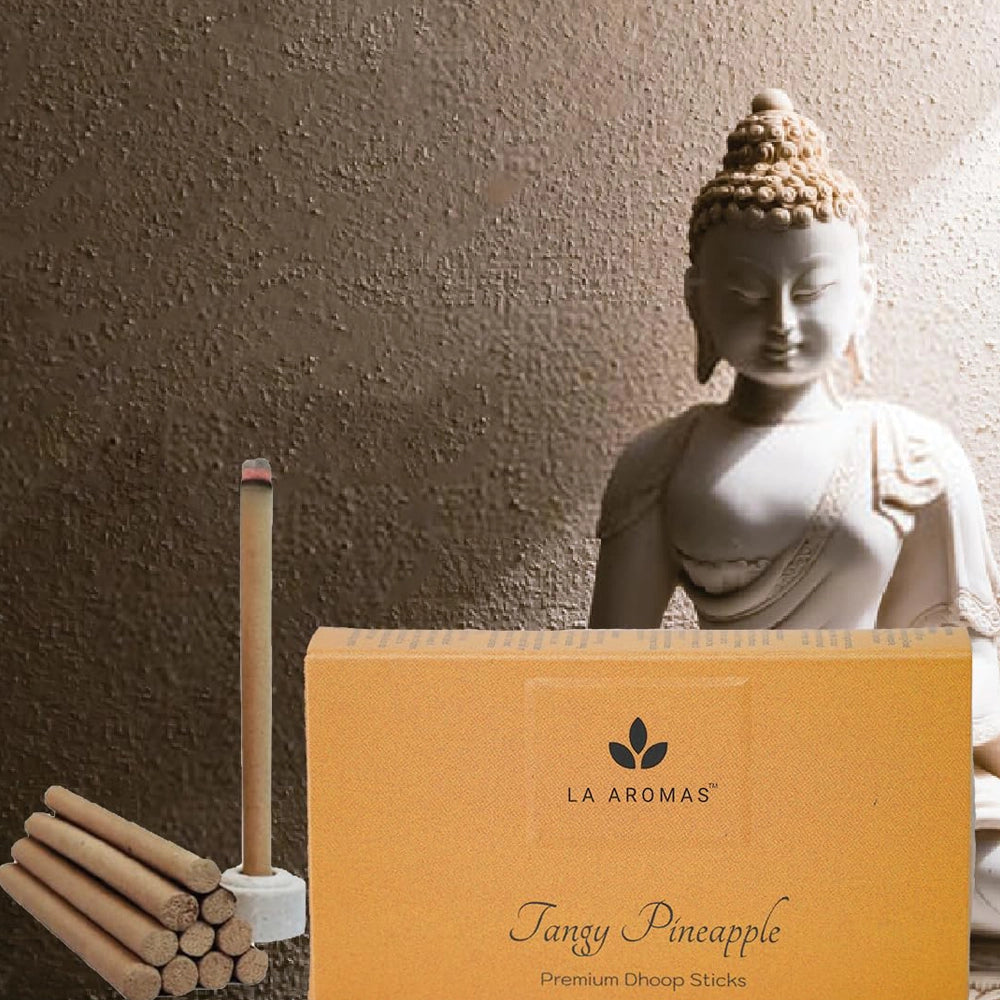 La Aromas Tangy Pineapple Dhoop Sticks.3
