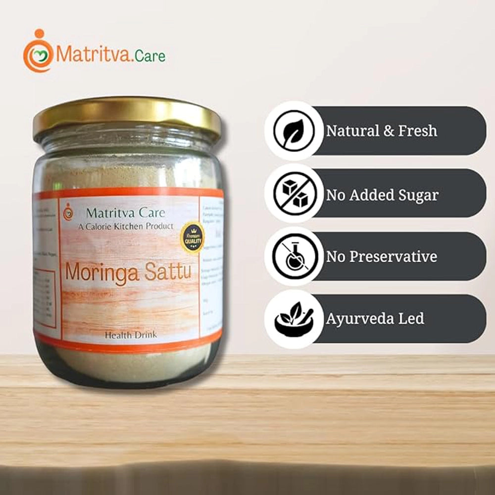 M Care Moringa Sattu 350gm-2