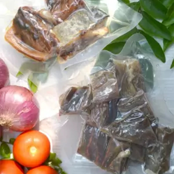 Karuvad.com King Fish Dried Cubes- (100 Grams) 3 Fish Cubes / Pack