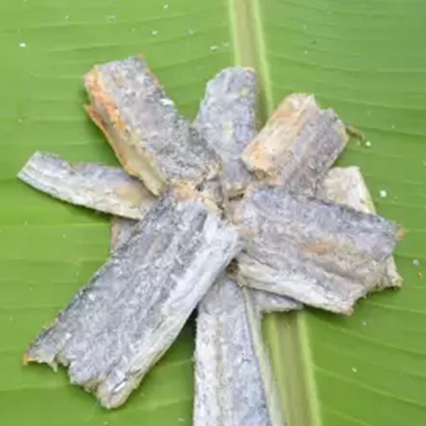 Karuvad.Com Ribbon Fish Dried- Slices- (100 Grams) 16 Fish Cubes / Pack