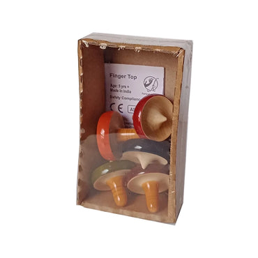 MOUNA Finger Tops Spinning Wooden tops-2