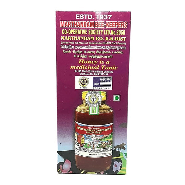 Marthandam Co-operative Agmark Honey, A Decade of Pure and Natural Sweetness- 200 Grams (Pack of 10)