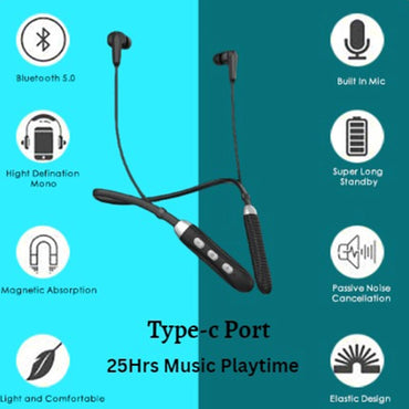 NOIZE X1 Clearsonic sound,10mm driver,Bluetooth5.0,Magnetic absoption-2
