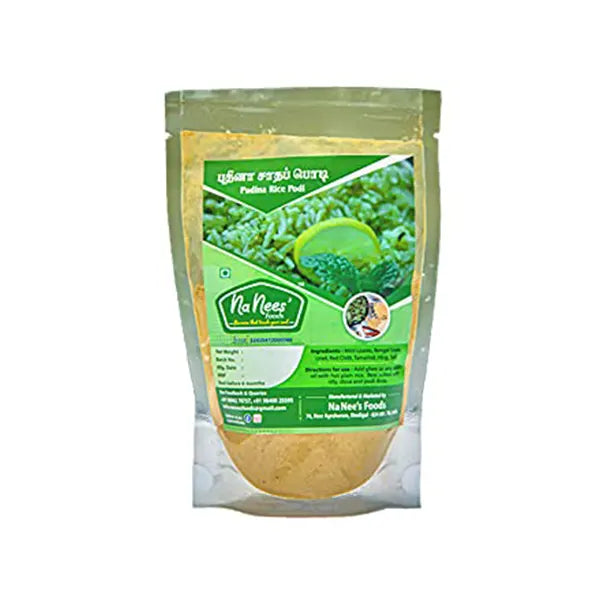 NaNees Foods Mint Leaves Puthina Rice Powder-2