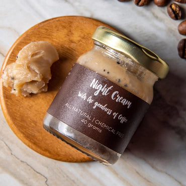 Vishisht Natural Coffee Night Cream-40 Grams (Pack of 5)