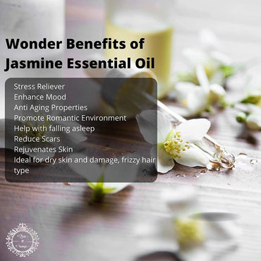 RosenParque 100% Pure & Natural Jasmine Essential Oil- 15ml (Pack of 5)