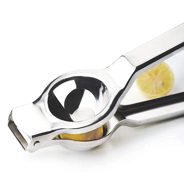 New Heavy Stainless Steel Manual Press Lemon Squeezer-1
