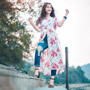 O-Madam-Crepe-Fit-and-Flare-Slit-Dress-1