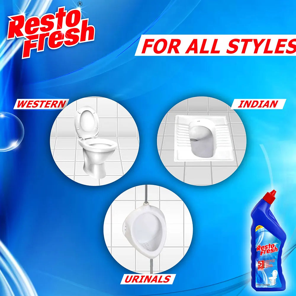 PACK OF 24 Restofresh Toilet Cleaner-1000 ml - Copy-4
