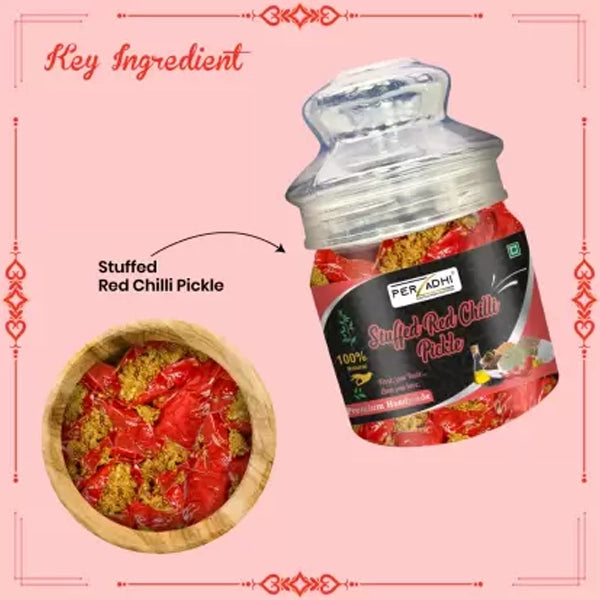 Perzadhi Stuffed Red Chilli Pickle-6