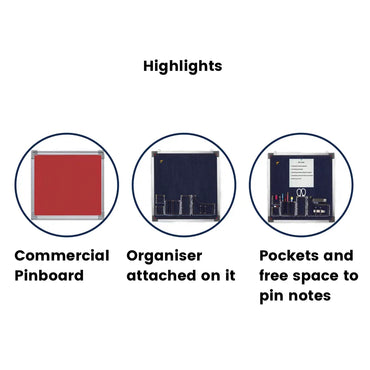 Pinboard Organiser - 2 x 2 - Style 2-2