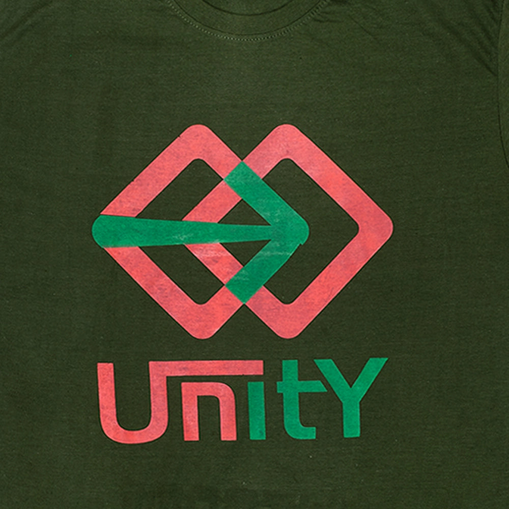 Powermerc Cotton Chest Printed T-shirts for Men-Mehandi-2