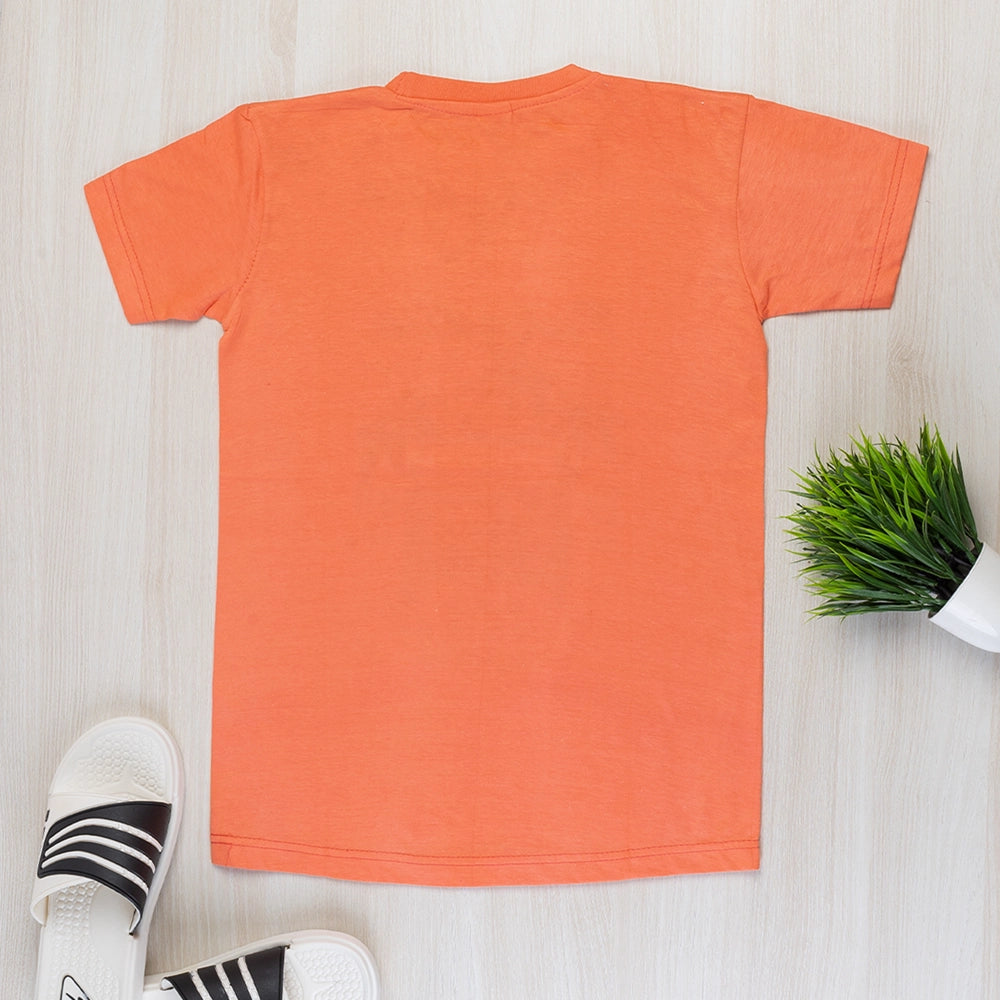 Powermerc Cotton Tees for Kids-Coral-1