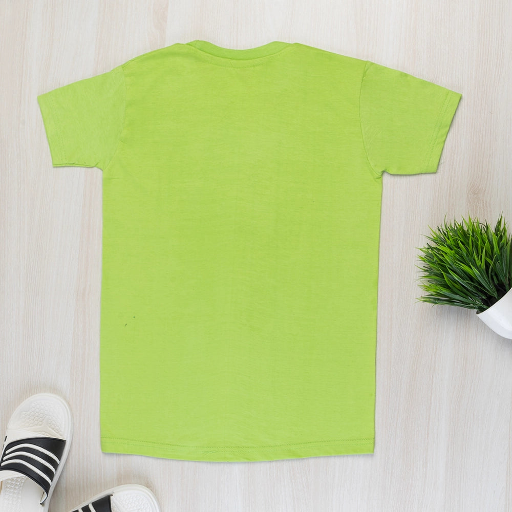 Powermerc Cotton Tees for Kids-Green-1