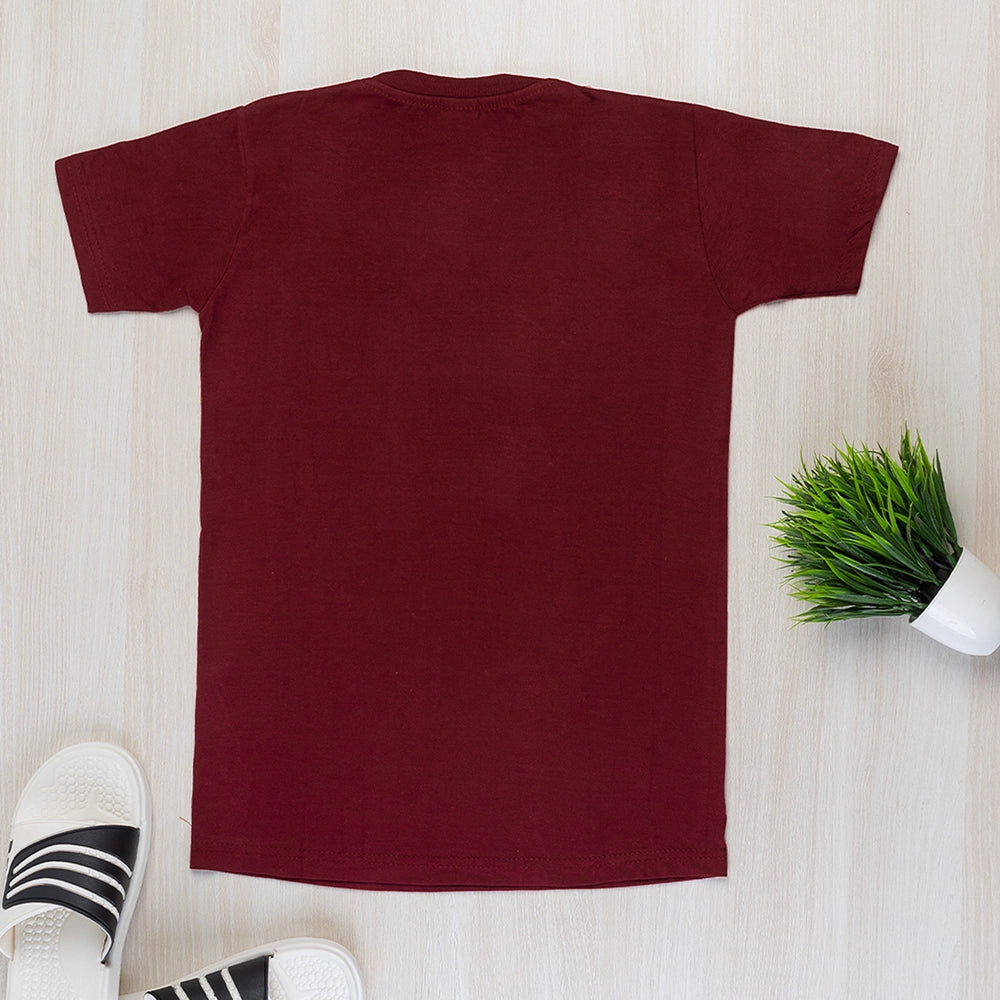 Powermerc Cotton Tees for Kids-Marron-1