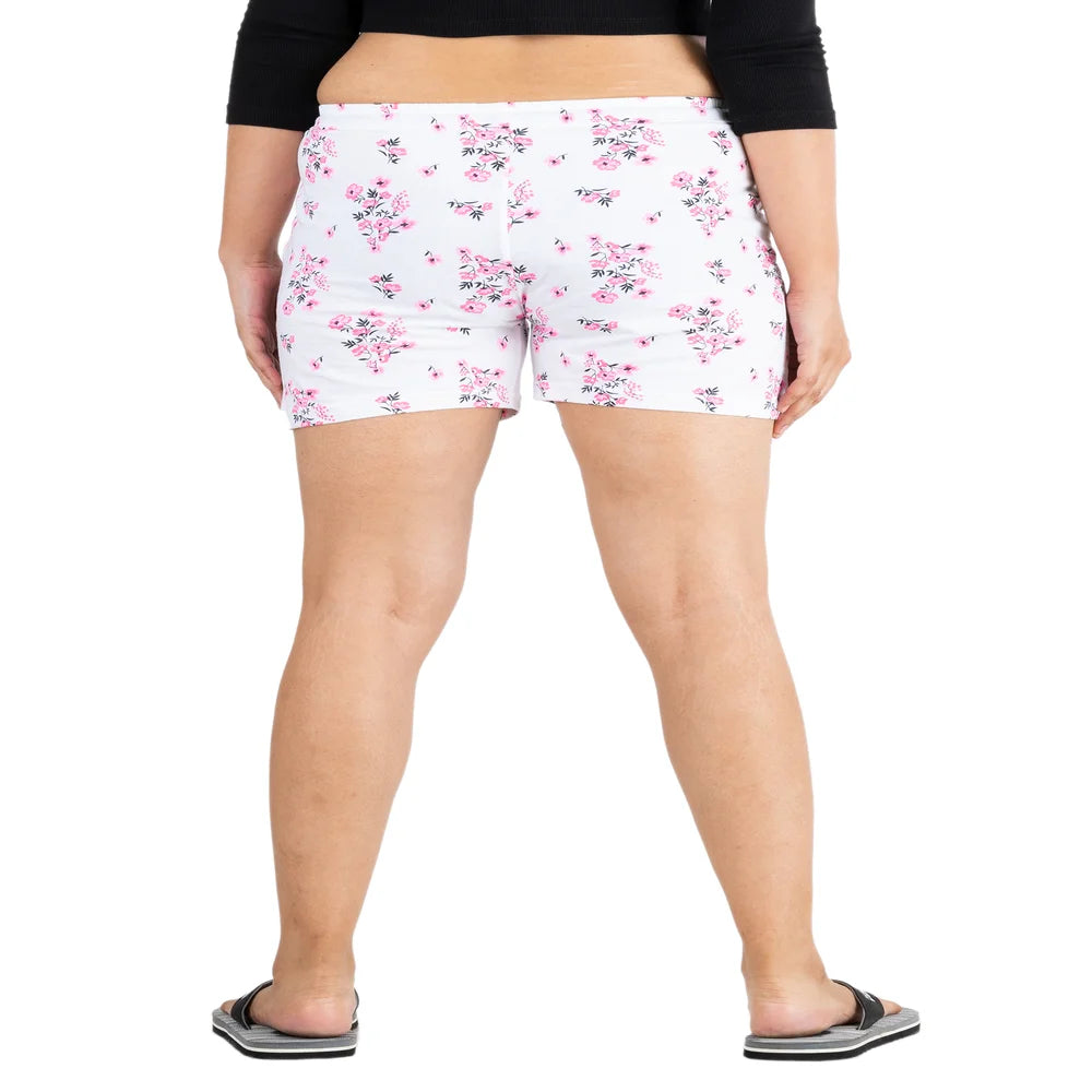 Powermerc Quirky Printed Shorts for Women PF 4