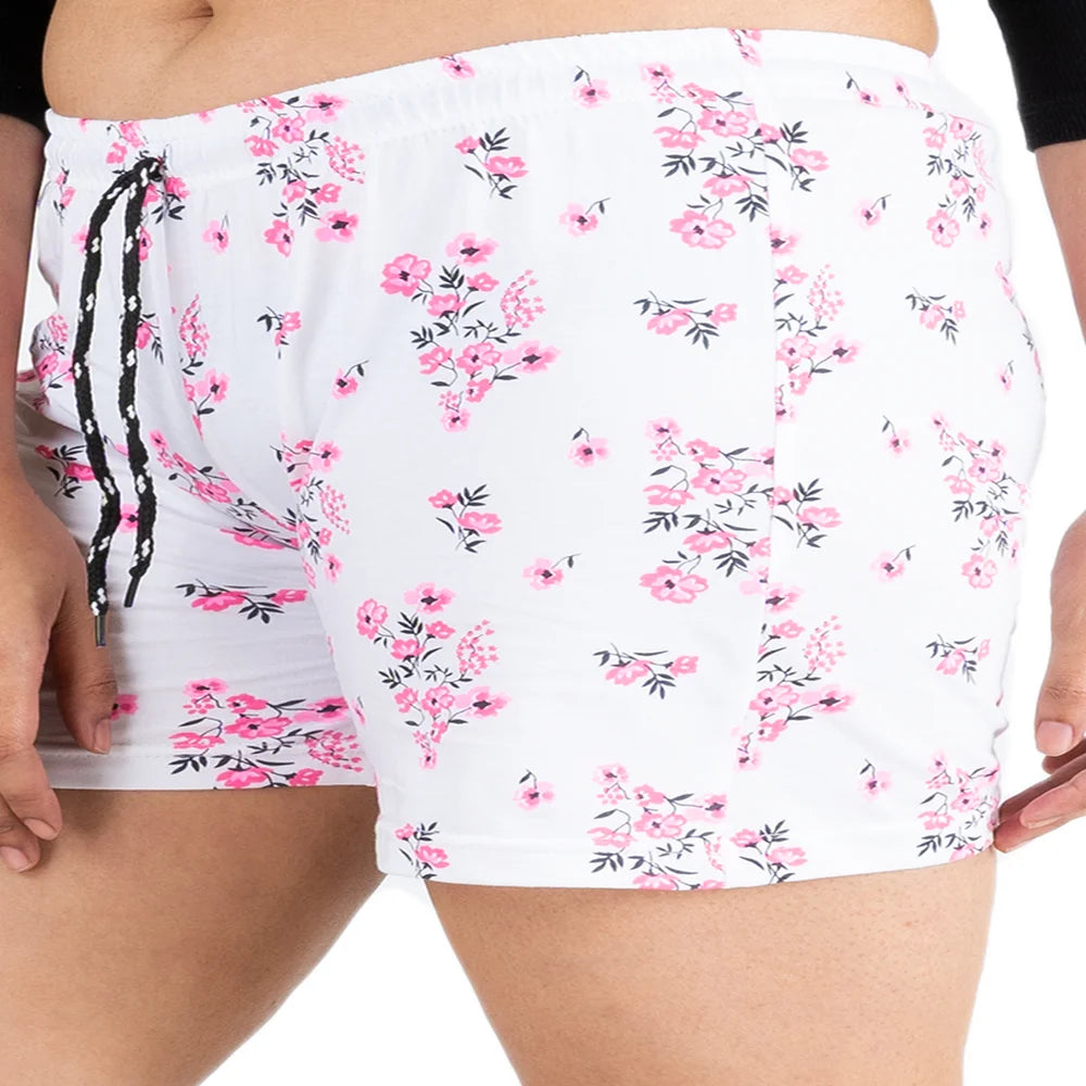 Powermerc Quirky Printed Shorts for Women PF 5