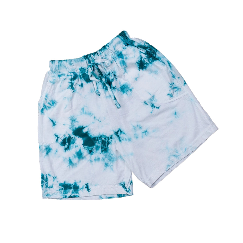 Powermerc Tie & Dye Pure Cotton Awesome Sports Shorts for Women and Girls (Pack of 6)