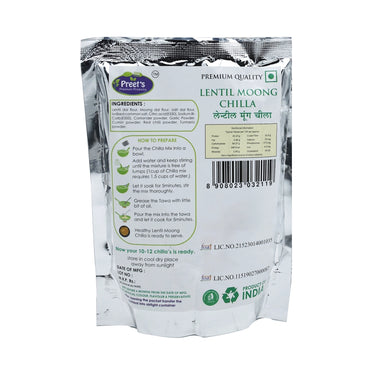 Preet's Premium Quality Lentil Moong Chilla .2