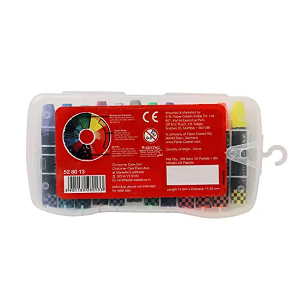 Premium Hexagonal Oil Pastels-FC 3