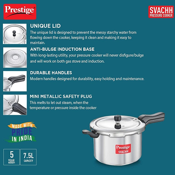 Prestige Svachh Aluminium Anti Bulge Induction Base-4