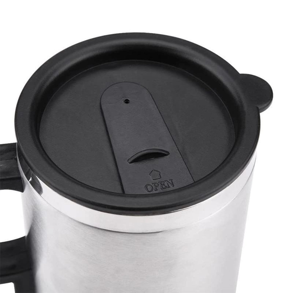 Stainless Steel Cup Kettle Travel Coffee Heated Mug-3