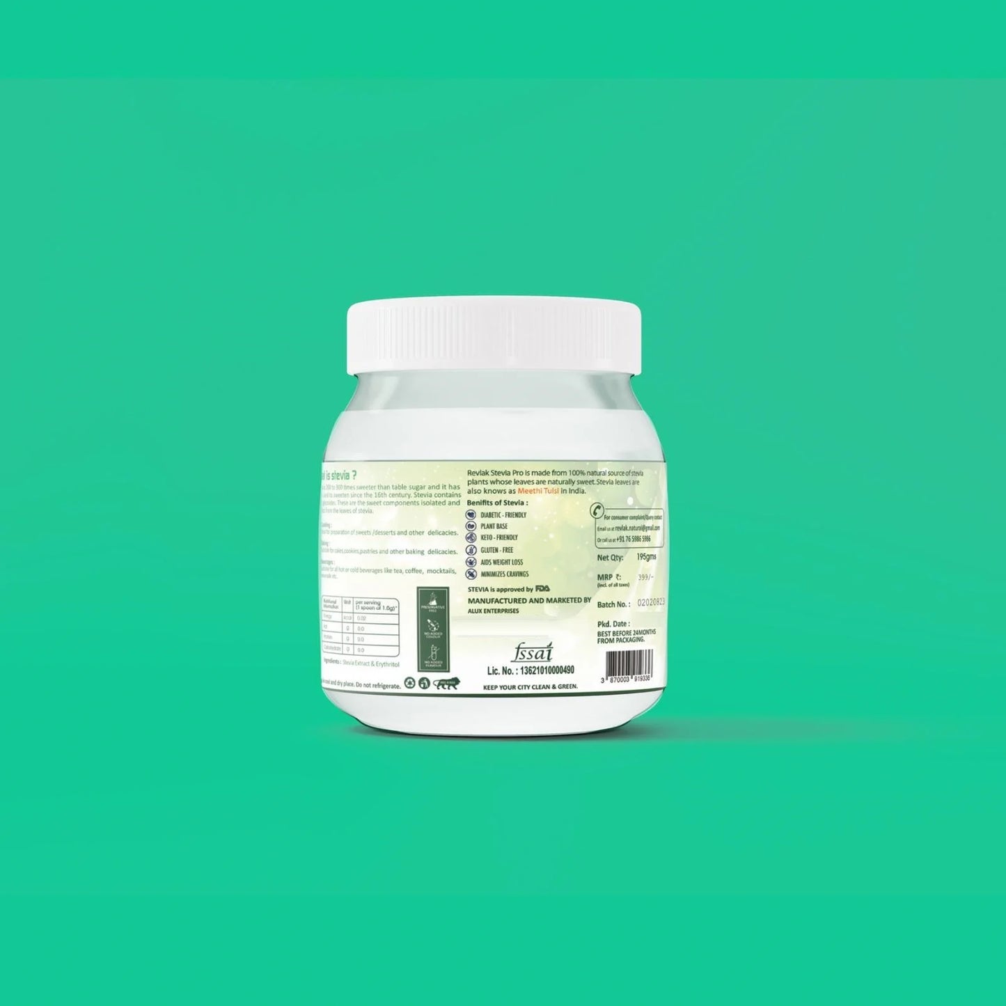 Revlak Stevia Pro Jar-2