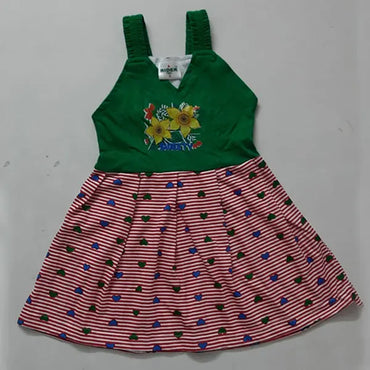 Rider Kids Print Frock Multicolor-1