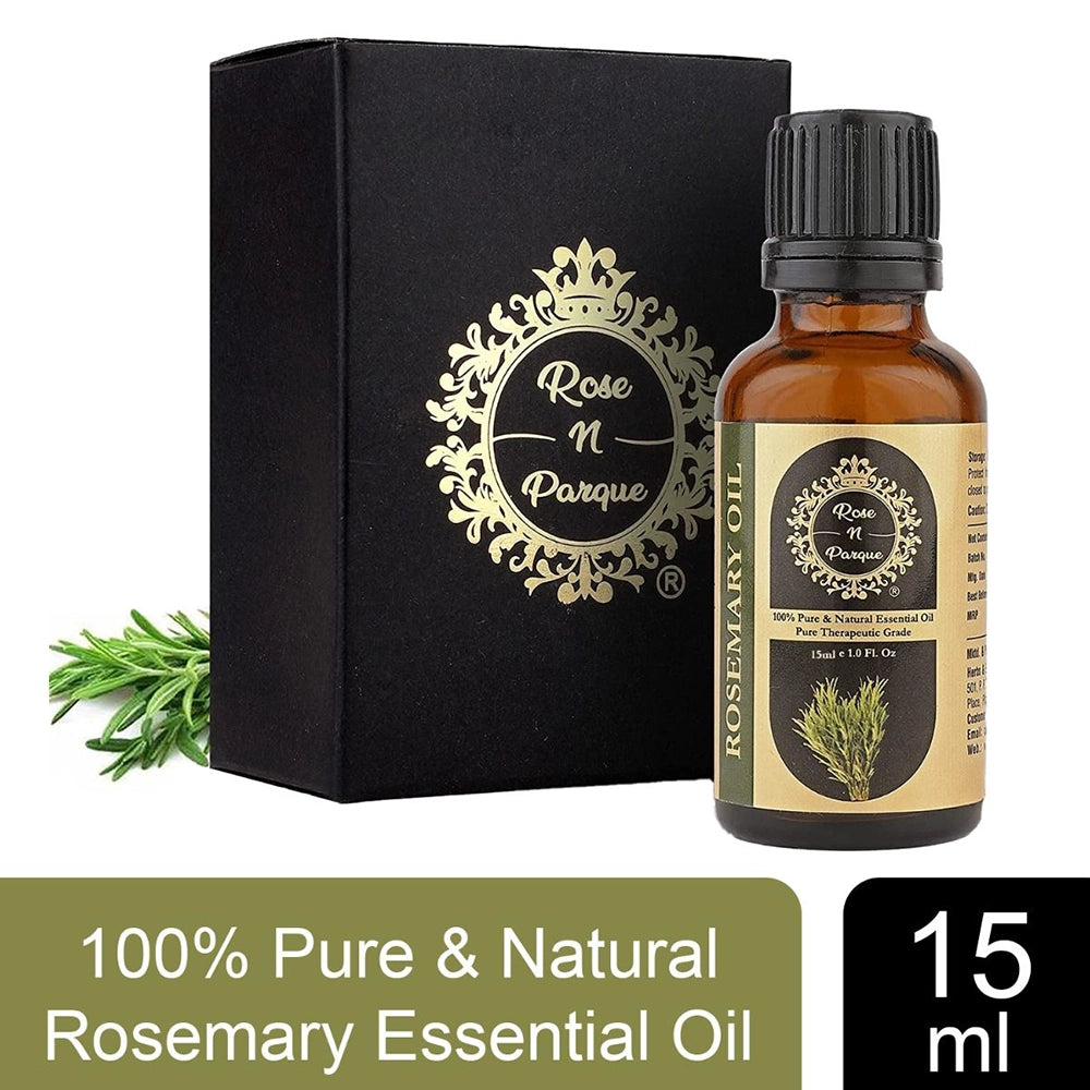 RosenParque 100% Pure & Natural Rosemary Essential Oil- 15ml (Pack of 5)