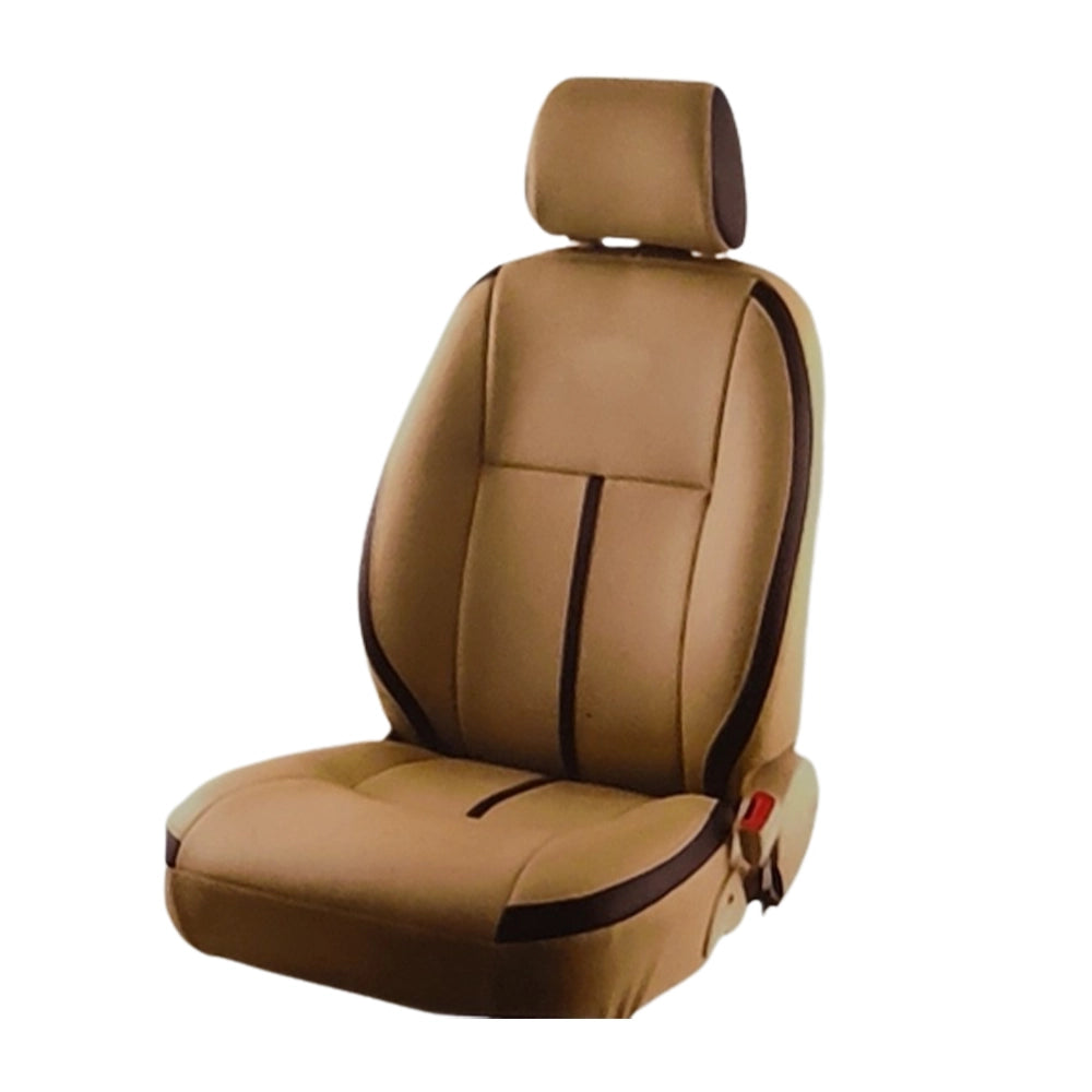 Royal LifeStyle 5 Seater Seat covers ( Deluxe PU) (Beige)-2