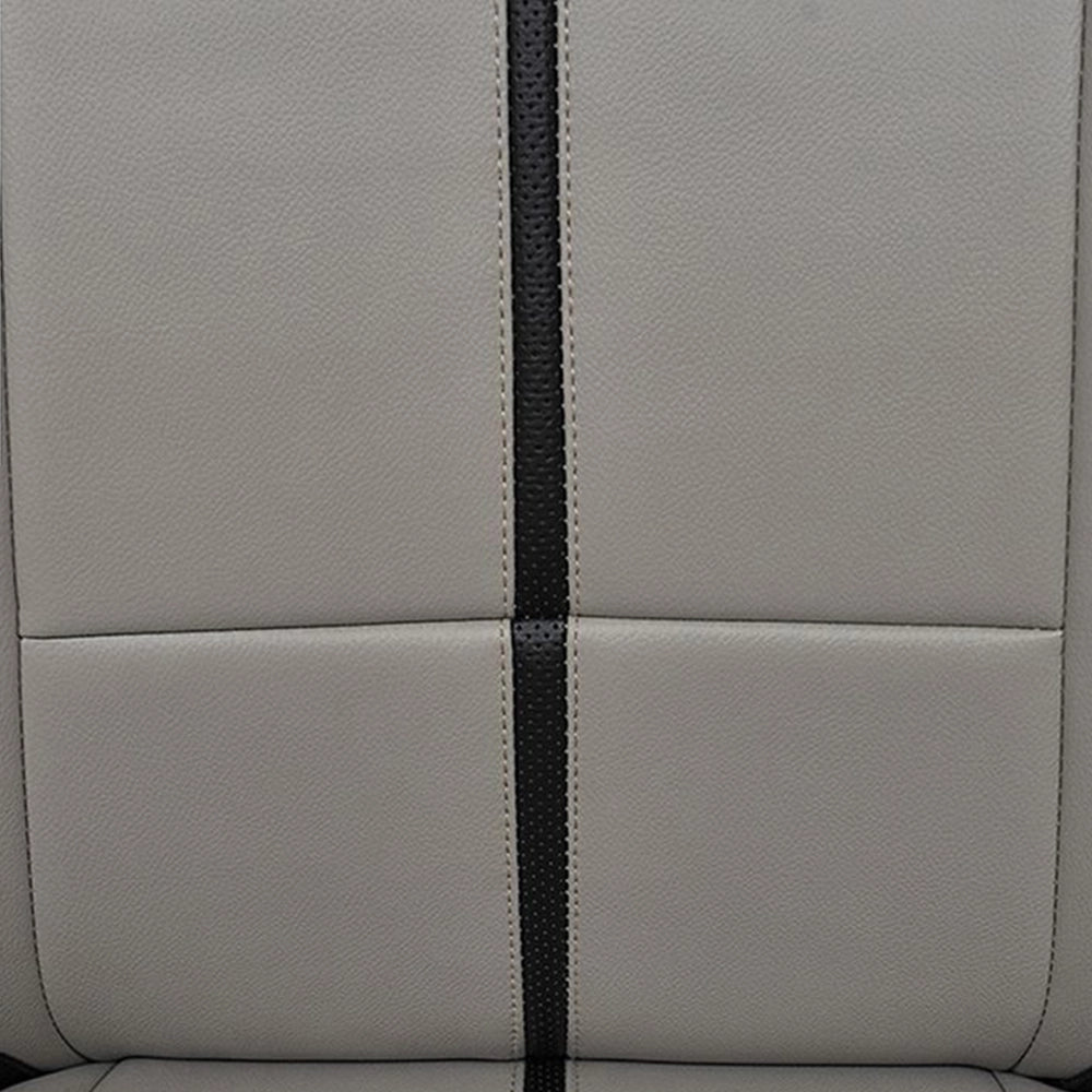 Royal LifeStyle 5 Seater Seat covers ( Standard Leather) ( Black & Grey)-2