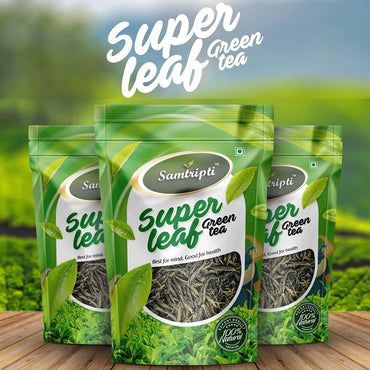 Samtripti Super Leaf Green Tea (100 Grams )-2