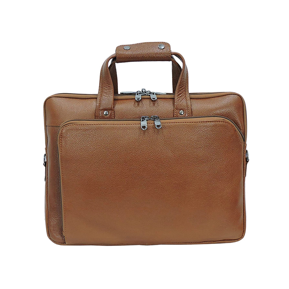 Blizz Leather Sleek Laptop Messenger Bag Fits up to 16.5-inch Laptop - Marcus (Pack of 3)